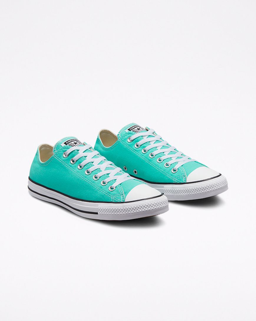 Zapatillas Bajas Converse Chuck Taylor All Star Seasonal Color Mujer Turquesa Claro | PE 4W8LPE